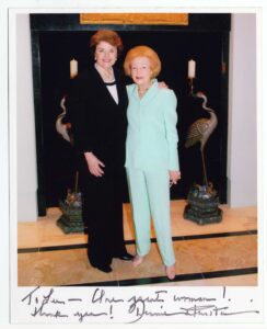 U.S. Sen. Dianne Feinstein and Leonore Annenberg at Sunnylands in 2005.