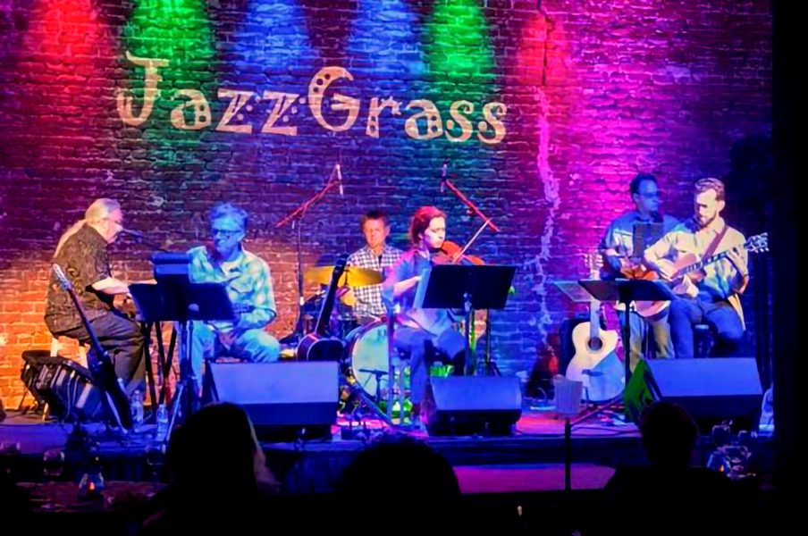 Posed photo of the Jazzgrass musical act